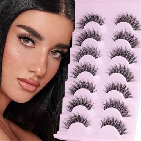 Amazon False Eyelashes Half Lashes Natural Look Wispy Lashes Mink