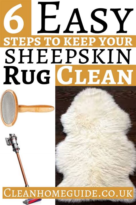 How To Clean A Sheepskin Rug 6 Easy Steps Sheepskin Rug Easy