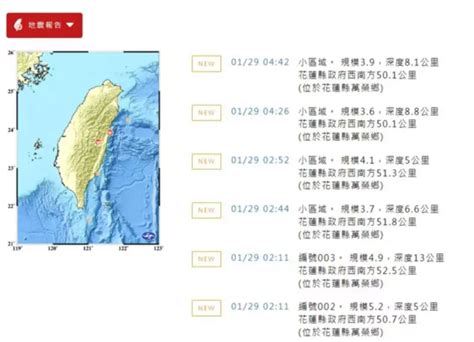 花蓮凌晨地牛翻身連六震 氣象署估3天內有規模3至4餘震 好房網news