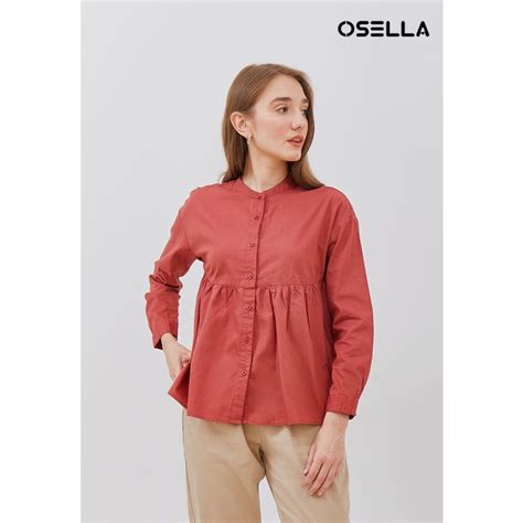 Jual Osella Kemeja Wanita Warna Fiesta 2137221395 Shopee Indonesia