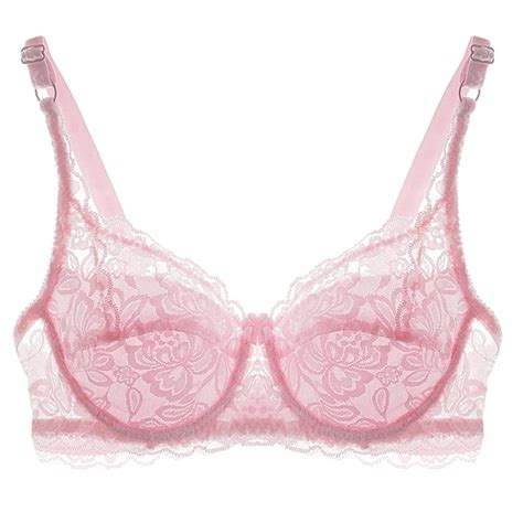 Sexy Lace Flower Bra Transparent Underwear Push Up Bras For Women Bralette Lace Bra Lingerie