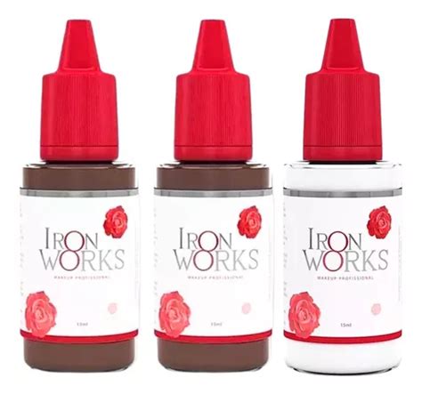 Kit 2 Pigmentos Iron Works 15ml 1 Diluente Iron Works 15ml