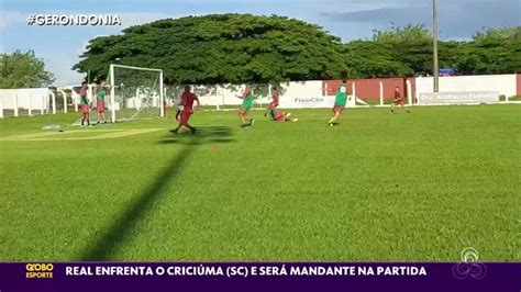 V Deo Globo Esporte Ro Real Ariquemes Enfrenta O Crici Ma Pela Copa