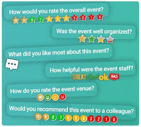 15 Event Survey Questions And Template Customer Thermometer