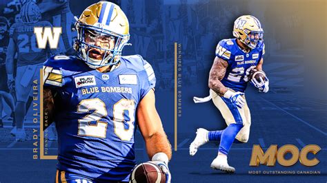 Bombers RB Brady Oliveira’s Milestone: CFL’s Best Canadian of 2023