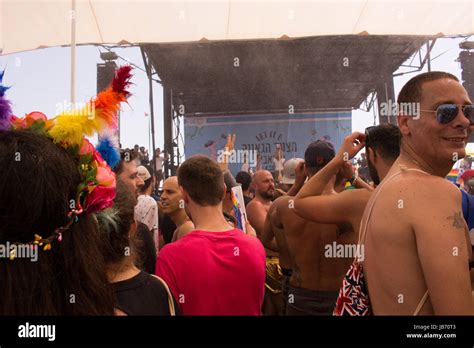 Tel Aviv Israel Th June Tel Aviv Gay Parade Tel Aviv Gay Parade Beach Party And