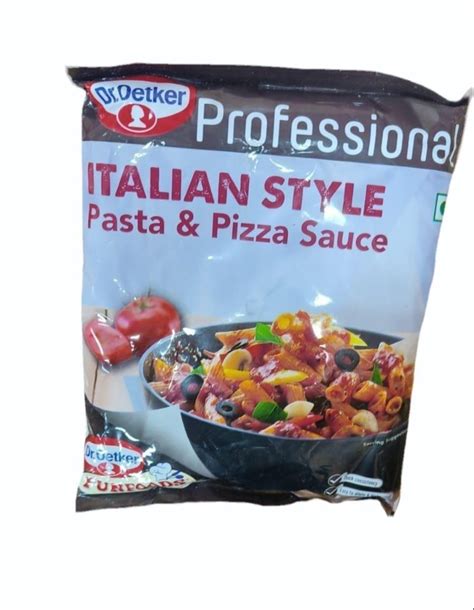 Red Spicy Dr Oetker Italian Style Pasta Sauce Packaging Type Packet