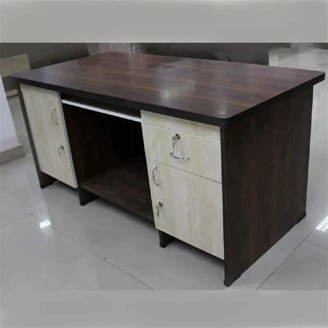 Sheesham Wood Rectangular Wooden Office Table With Storage At Rs 4500