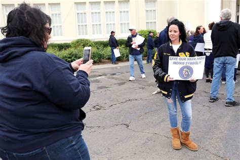 Photos: Napa High School Indian Mascot Protest | Local News | napavalleyregister.com