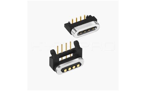 Positive 4 Pogo Pin Male And Female Magnetic Connectors