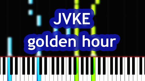 Jvke Golden Hour Piano Tutorial Youtube