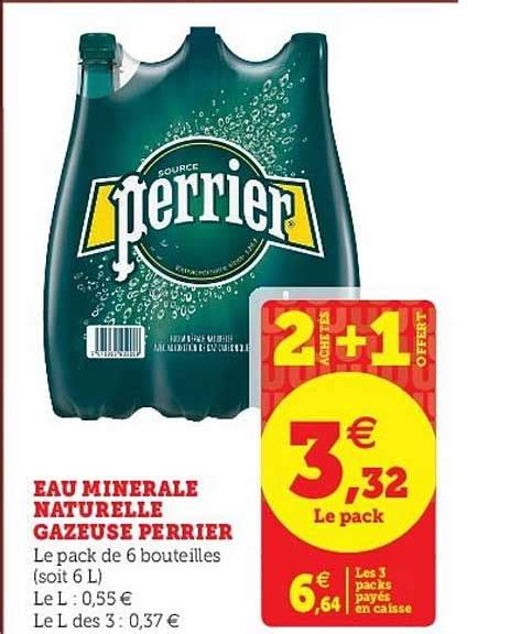 Offre Eau Min Rale Naturelle Gazeuse Perrier Chez Hyper U