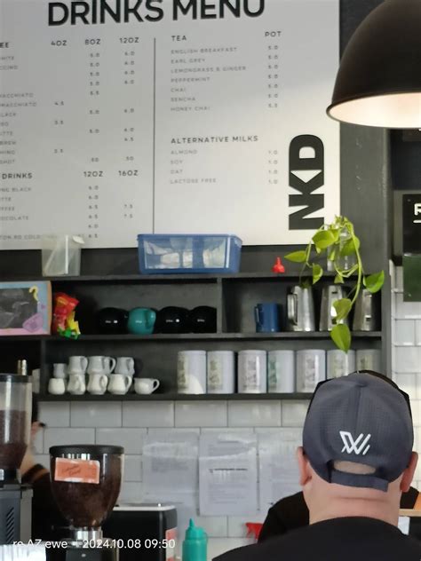 Menu At The Naked Bean Coffee Roasters Cafe Albany Middleton Rd