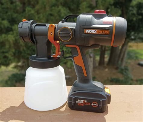 Worx Nitro V Cordless Paint Sprayer Review Drop That Brush And Step