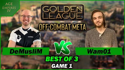 Age Of Empires 4 DeMusliM Vs Wam01 Golden League Round 2 Game 1