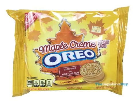 Review Limited Edition Maple Creme Oreo Cookies The Impulsive Buy