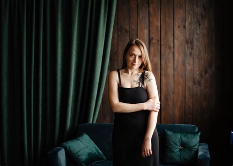 Free Photo Portrait Of Gorgeous Female Brunette Model Posing In White Fashion Clothes In Studio