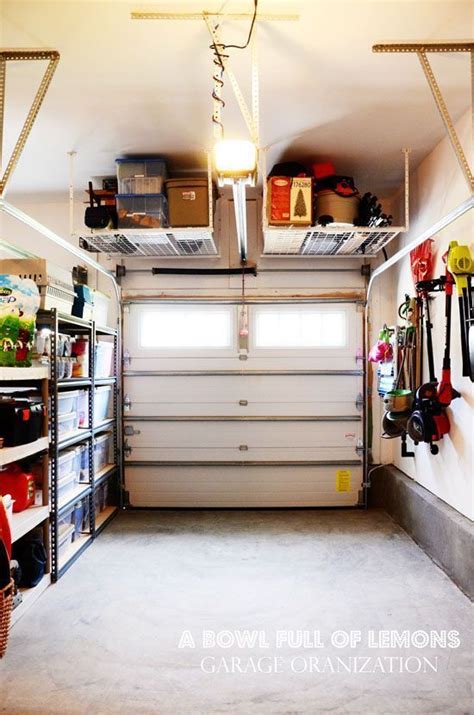 Single Car Garage Storage Google Search Garage Organization Tips