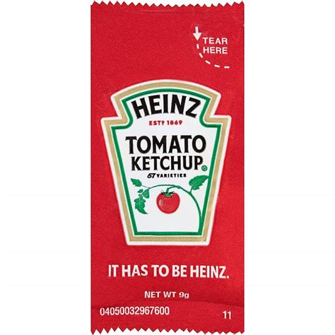 Heinz Ketchup Single Serve Packets 9g Packets Pack Of 200 Walmart