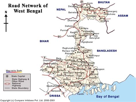 Road Map Of West Bengal Vanda Jackelyn