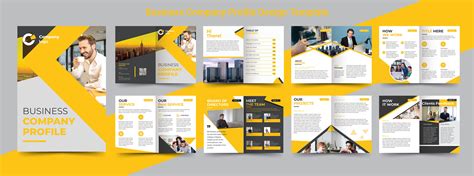 Business Company profile design template on Behance