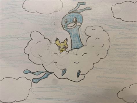 空のお散歩 ポケモンキッズイラストコンテスト テーマは「キミとポケモンの出会い」！ 投稿一覧 ポケモンキッズイラストコンテスト