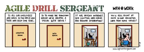 WFH Office Agile Drill Sergeant