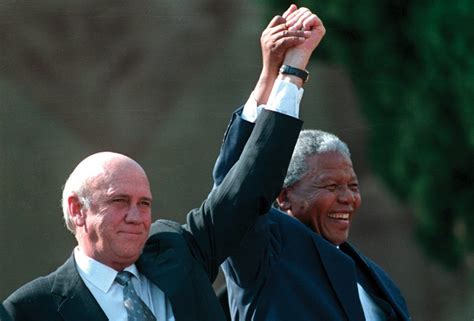 Mandela and President F.W. de Klerk – ACCORD