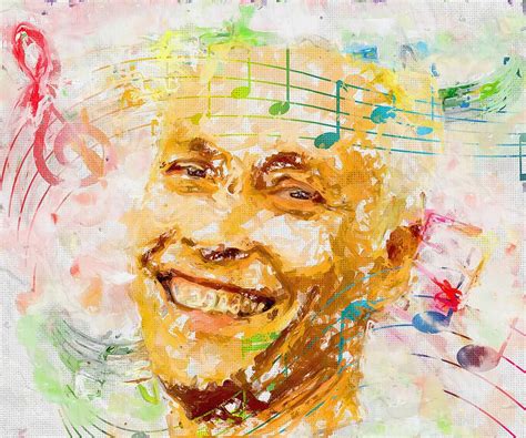 Celebrity Farin Urlaub Colorful Art Mixed Media By Luettgen Vidal Fine Art America