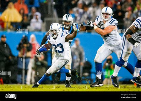 Indianapolis Colts Running Back Frank Gore 23 Runs The Ball Against