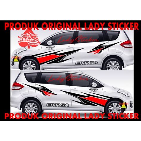 NEW STICKER STIKER MOBIL ERTIGA CUTTING STICKER STIKER MOBIL SUZUKI