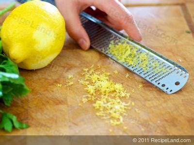 Ingredient: Lemon zest @recipeland