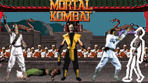 Mortal Kombat 1 SNES All Fatalities YouTube