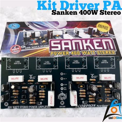 Jual Kit Driver Power Sanken 400 Watt Stereo Di Lapak LINI Olshop