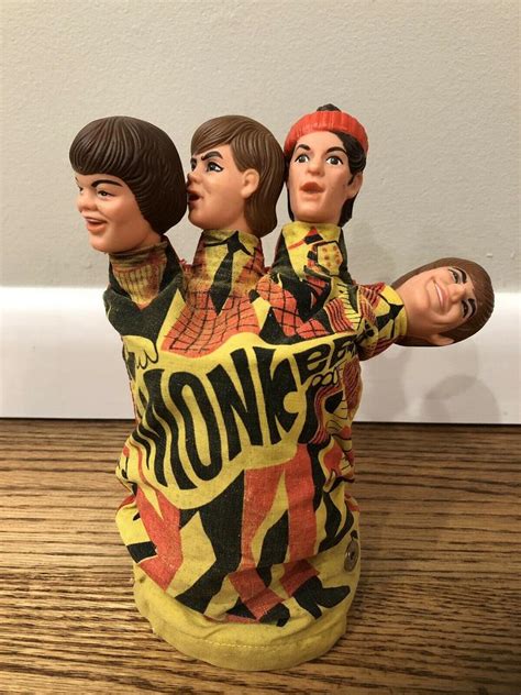 Vintage Monkees Hand Puppet Mattel 1966 Missing Pull Cord