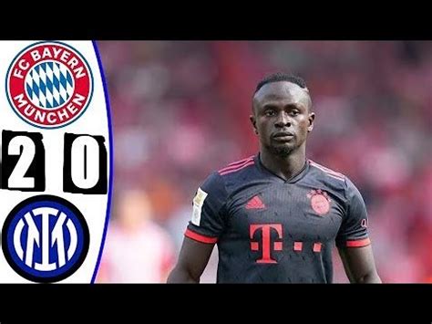 Bayern Munich Vs Inter Milan All Goals Extended Highlights