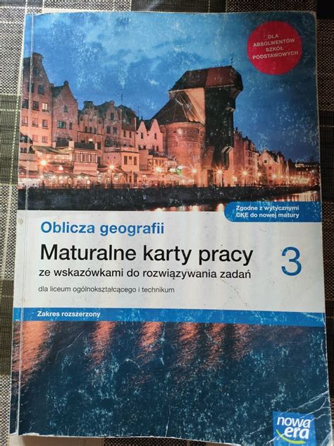 Maturalne Karty Pracy Geografia Pi Cz W Olx Pl