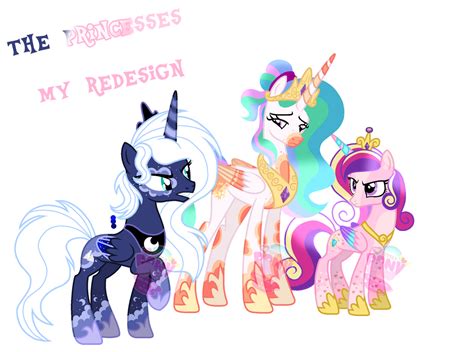 The princesses y redesign by zafirastargalaxy on DeviantArt