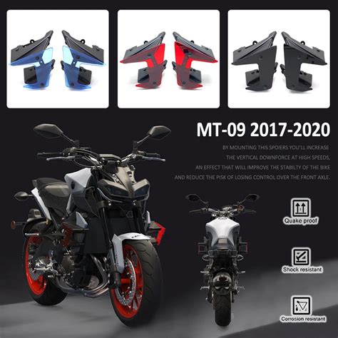 Motorcycle Sport Downforce Naked Side Spoilers Aerodynamic Wing