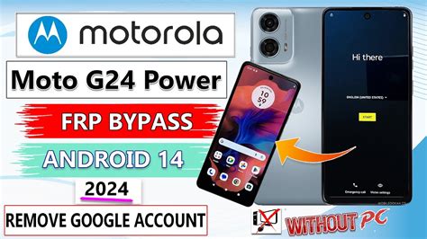 Motorola G24 Power Android 14 How To Bypass Google Account Frp Lock