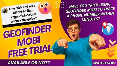 Geofinder Mobi Free Trial Available Or Not YouTube