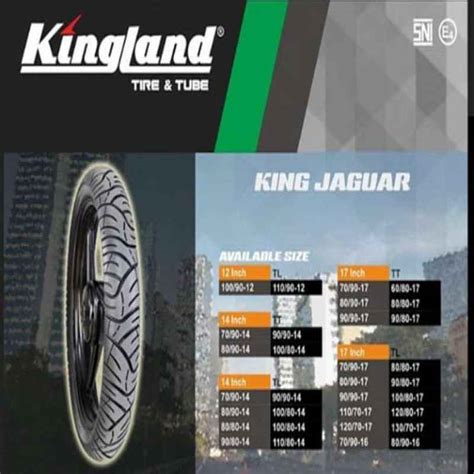 Jual Ban Motor Luar Kingland King Jaguar Tubeless Di Seller