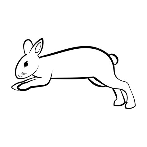 Running Rabbit Rabbit Bunny Buck Png And Vector With Transparent