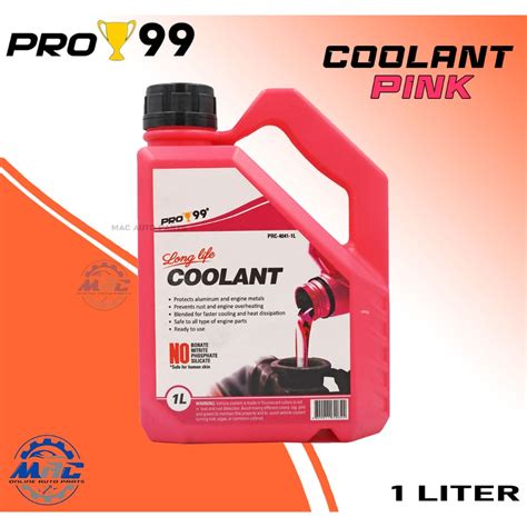 Pro Long Life Radiator Coolant Pink Liter Shopee Philippines