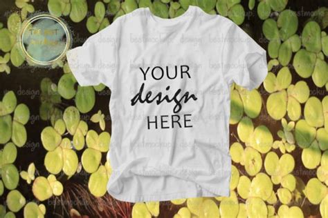 White Summer Gildan T Shirt Mockup Graphic By Thebest Mockup · Creative