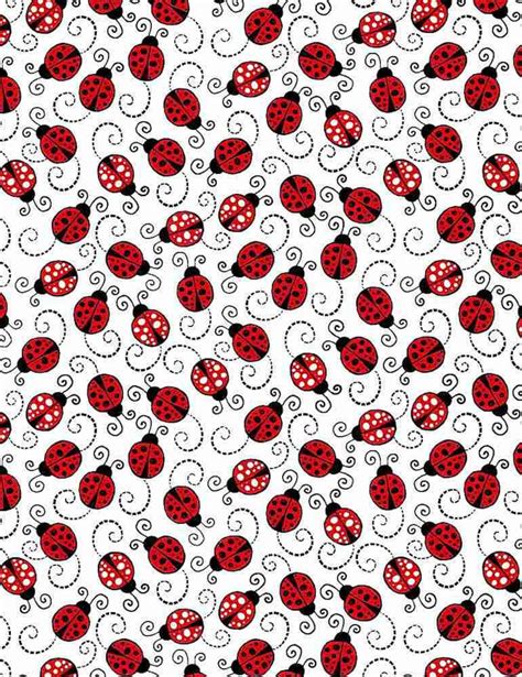 Little Red Ladybugs By Timeless Treasures Fabrics 100 Cotton