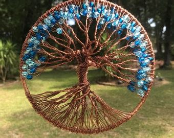 Inch Dimensional Handmade Copper Wire Tree Of Life One Of