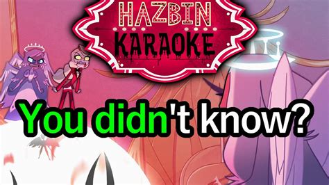 You Didn't Know - Hazbin Hotel Karaoke Chords - Chordify