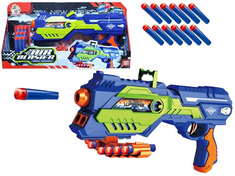 Large Foam Cartridge Gun With Magazine Air Blaster Toys Guns