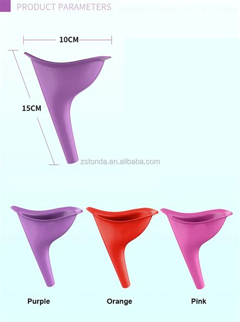 Soft Silicone Female Pissing Urinal Pee Standing Urination Device